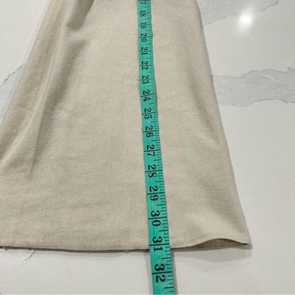 Vintage Nissa Linen Blend Hip Hugger Flared Pant - Picture 14 of 16